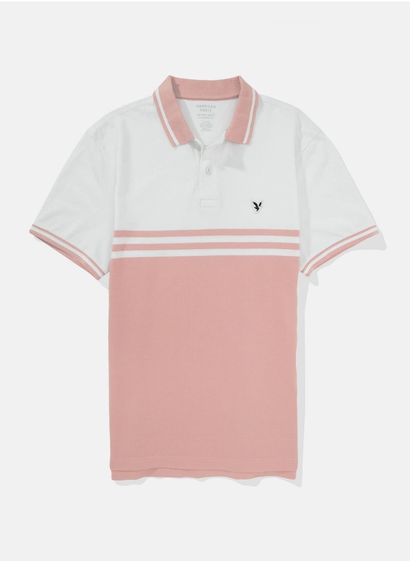 AE Striped Polo Shirt