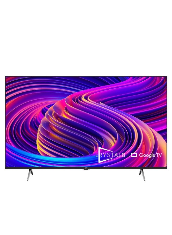 تلفزيون ذكي كريستال8 - 55 بوصة - 4K UHD - نظام تشغيل Google - Dolby Vision - HDR10+